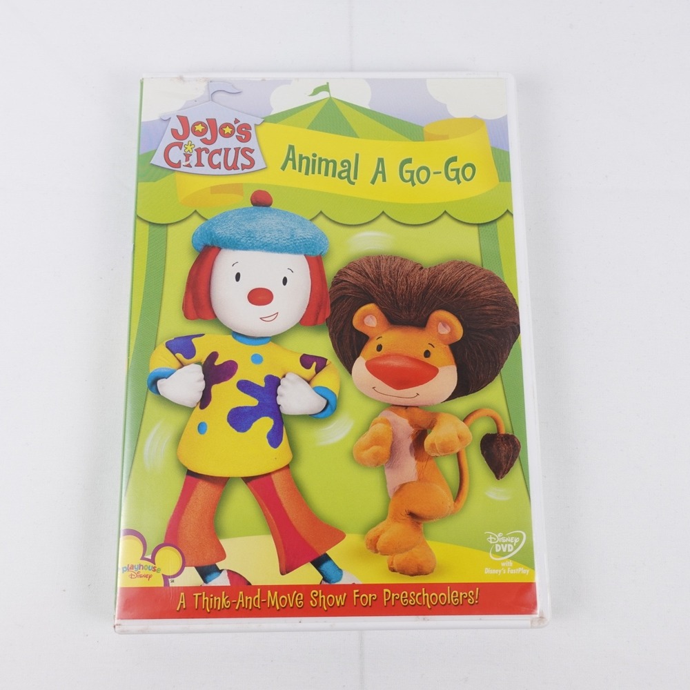 JoJo's Circus: Animal A Go-Go DVD 2005 OOP - Playhouse Disney Jr - Preschool